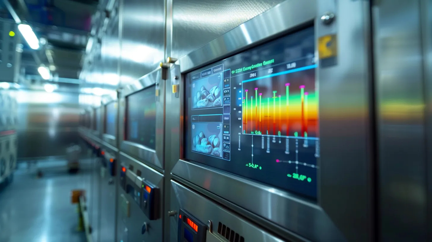 FDA-compliant temperature monitoring system in commercial food facility